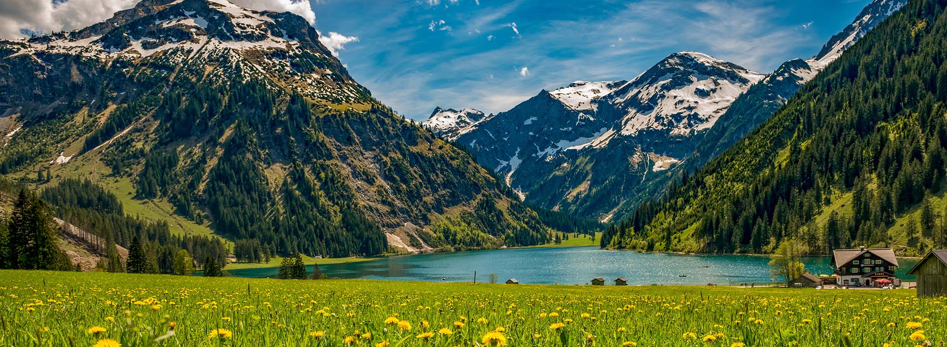 See und Berge in Österreich