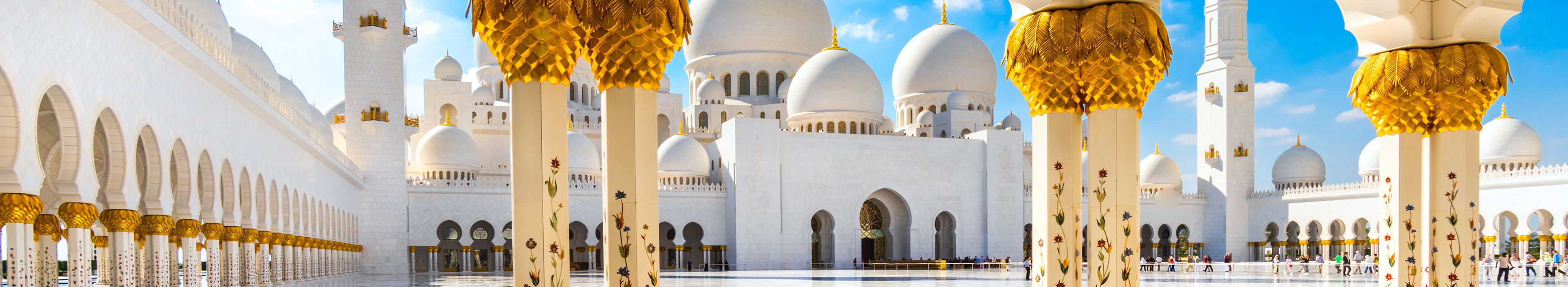 Sheikh Zayed Moschee in Abu Dhabi.