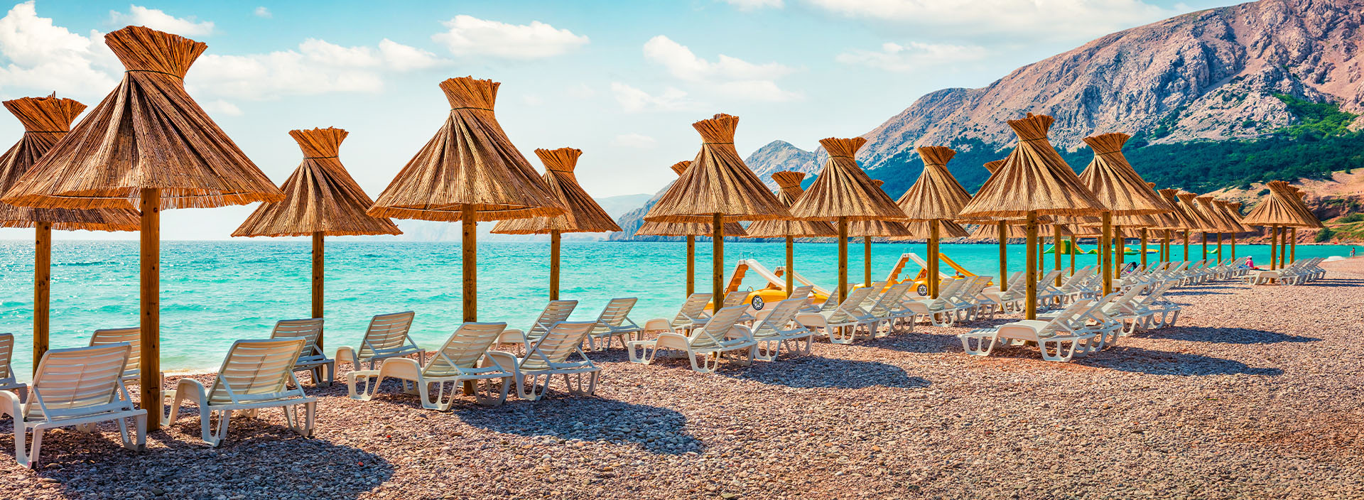 Strand in Kroatien.