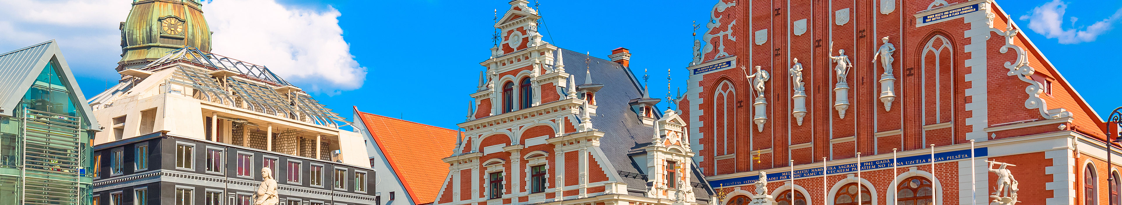 Blick auf die Altstadt in Riga