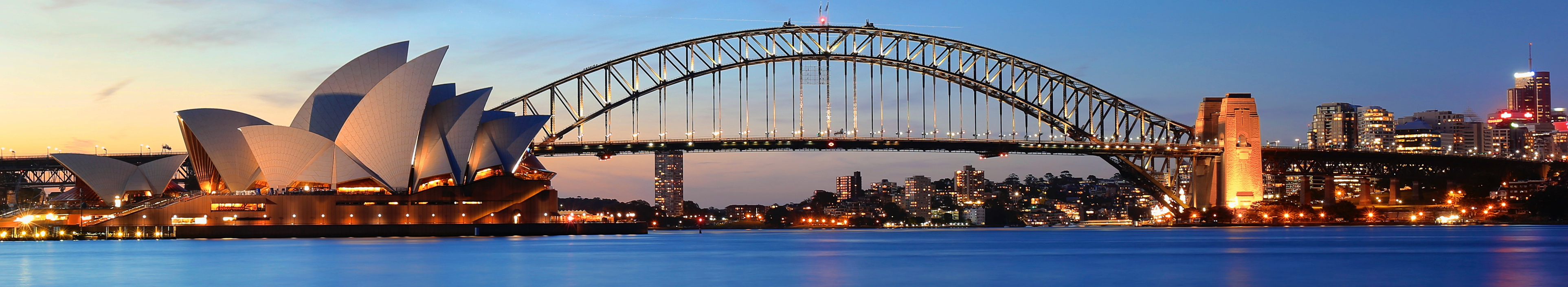 Opernhaus und Harbour Bridge in Sydney