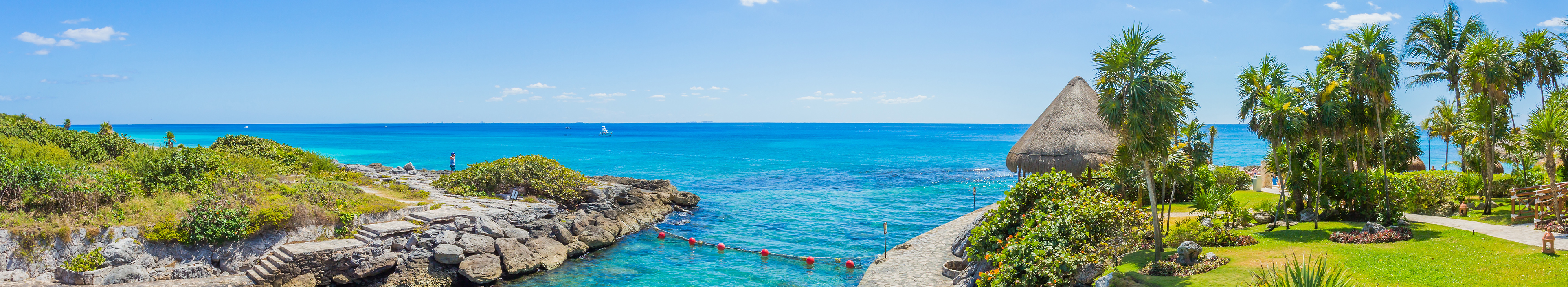 Karibischer Strand in Mexiko