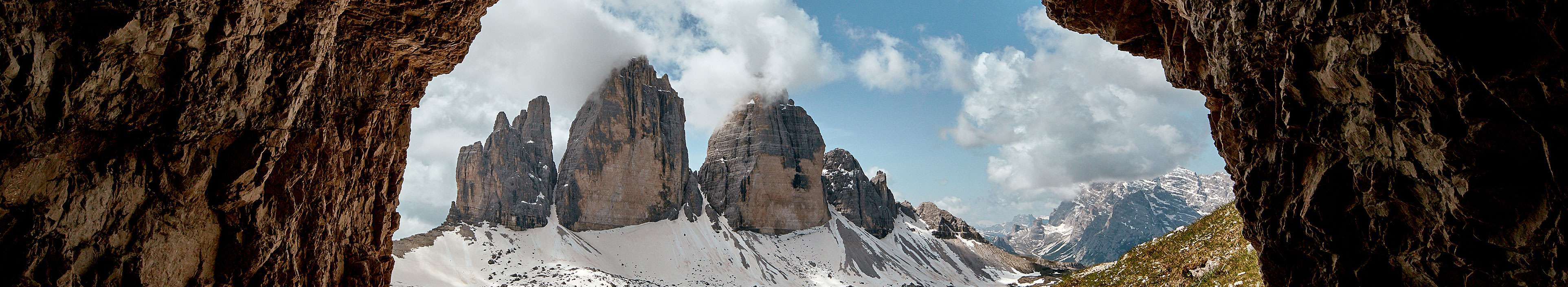 Die Drei Zinnen in Südtirol.