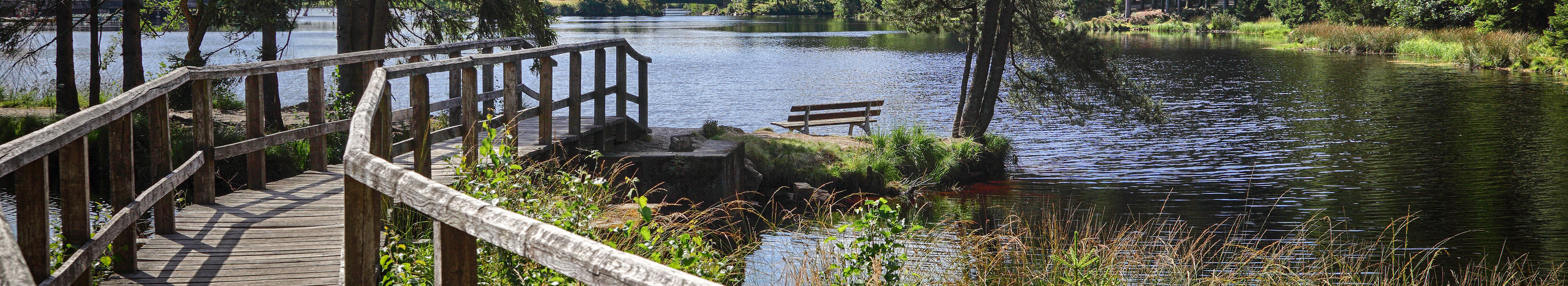 Fichtelsee, ein See im Fichtelgebirge im Nordosten Bayerns, Deutschland