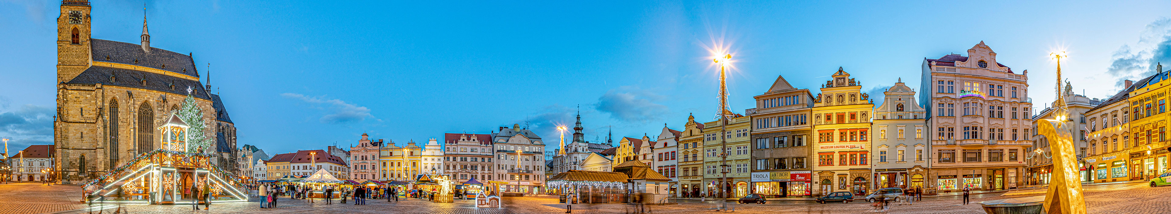 Innenstadt von Pilsen, Tschechien