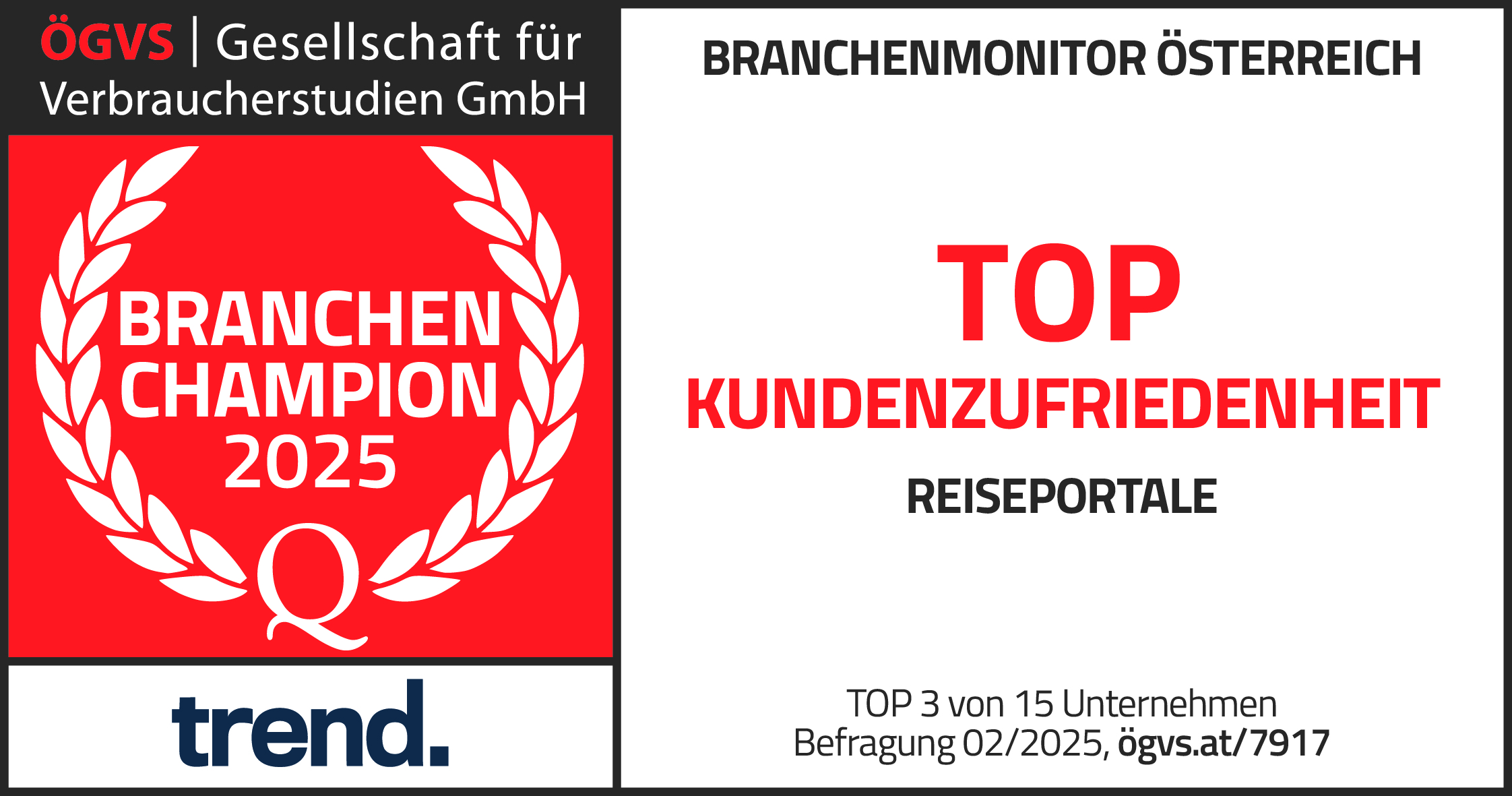Auszeichnung Top Kundenzufriedenheit